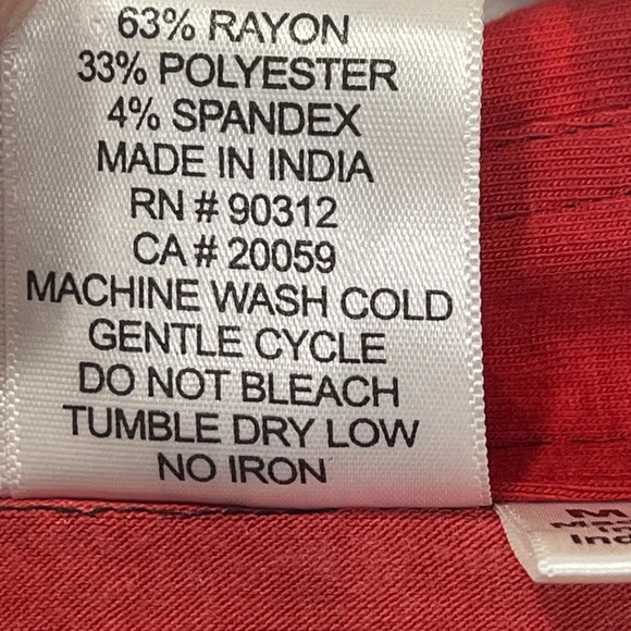 Parsley & Sage Layla Layered Tunic Red Black - Picture 4 of 4